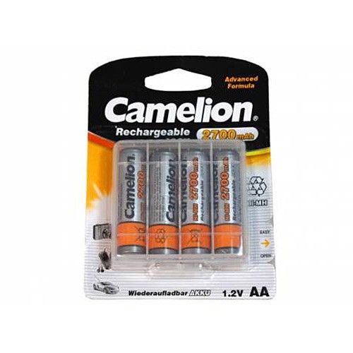 Respectievelijk Beter Banket Set van 4 stuks Camelion AA 2700mAh oplaadbare batterijen | Merkala.nl |  Merkala.nl