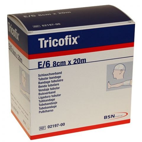 Tricofix buisverband 8cm x 20m maat E