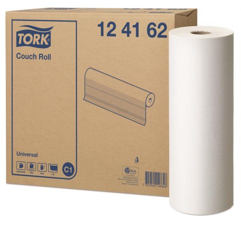 Onderzoeksbankpapier Tork 1-laags 45cm x 185m, doos 2 rollen