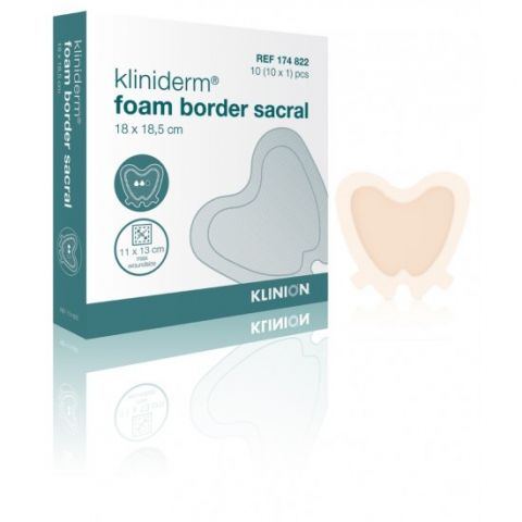 Kliniderm Foam schuimverband met Border Sacrum