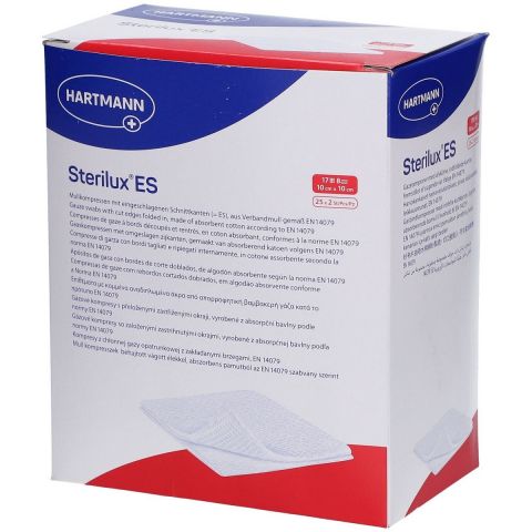 Sterilux ES gaaskompres steriel 8-laags 10x10cm