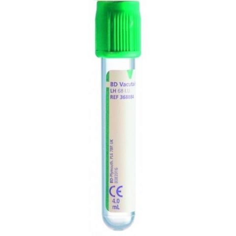 BD Vacutainer bloedbuizen Lithium Heparine 4ml