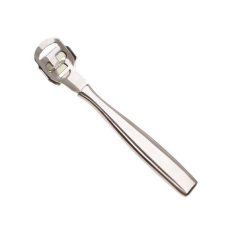 Pedicure Inox eeltschaaf 14cm steriliseerbaar met 10 reserve mesjes