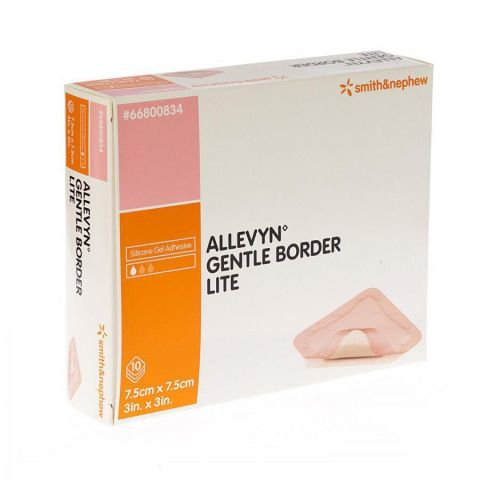 Allevyn Gentle Border Lite 7,5x7,5cm