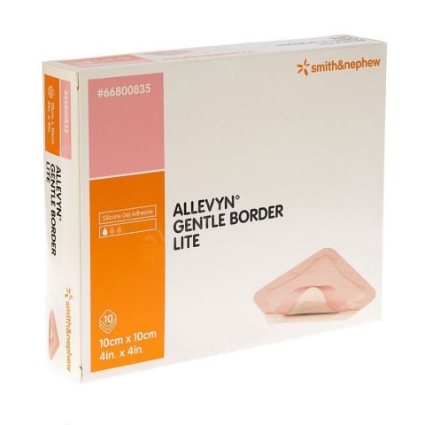 Allevyn Gentle Border Lite 10x10cm