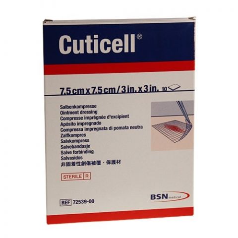 Cuticell classic zalfgaas 7,5x7,5cm