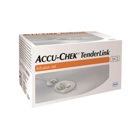 Accu-Chek Tenderlink infuusset 17mm met slang 60cm 10 stuks