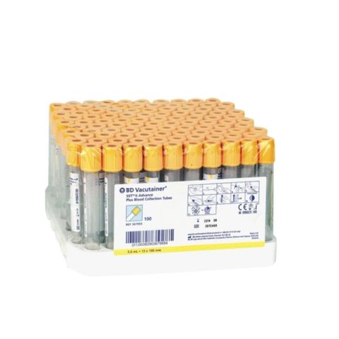 BD Vacutainer bloedbuizen SST II Advance geel 5ml 100 stuks