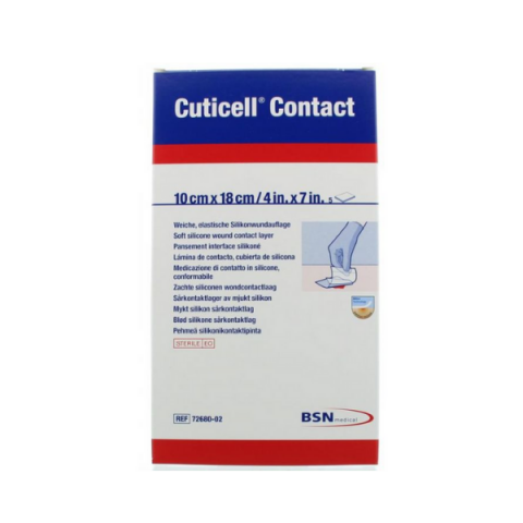 Cuticell Contact wondcontactlaag 10cm x 18cm 5 stuks