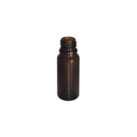 Druppelflesje 30ml bruin glas met schroefdraad zonder dop 100 stuks