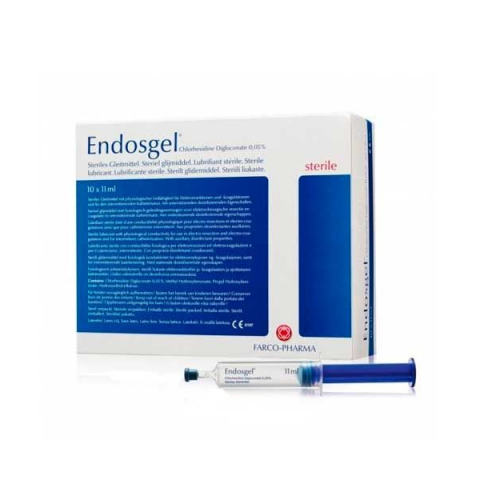 Endosgel glijmiddel spuit met chloorhexidine 11ml