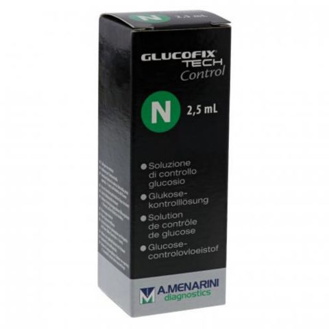 Glucofix Tech N (normaal) controlevloeistof 2,5ml 