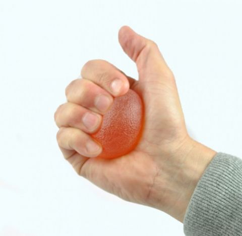 Handtrainer gelbal Sterk Oranje