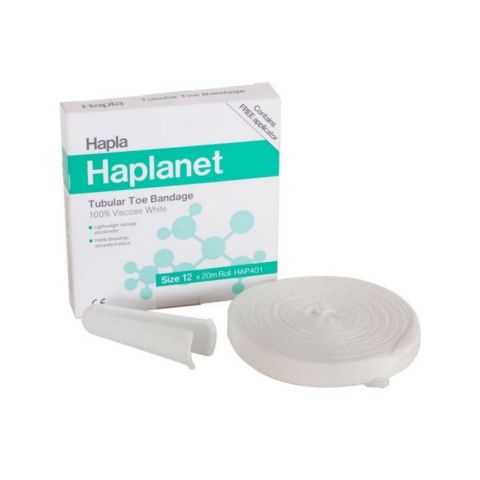 Haplanet buisverband teenverband 20 meter Maat 12