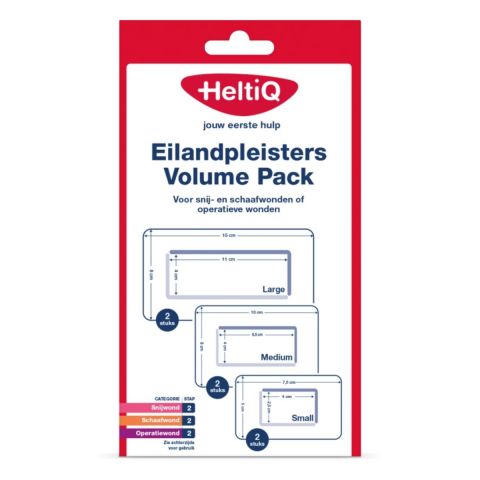 HeltiQ Eilandpleisters Volume Pack