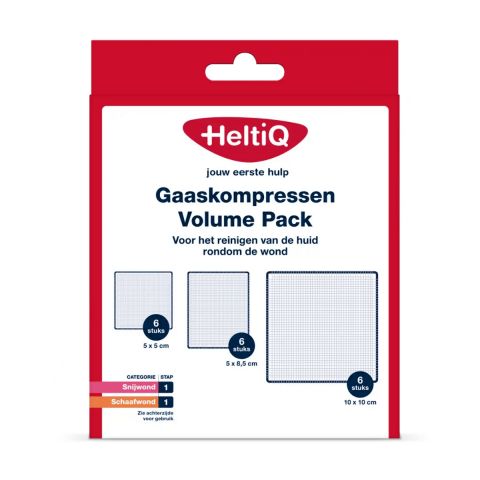 HeltiQ Gaaskompressen Volume Pack