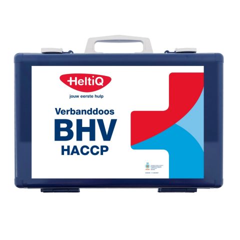 HeltiQ Verbanddoos BHV modulair HACCP (Blauw)