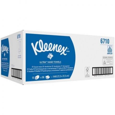 Kleenex Ultra handdoekjes wit 1440 stuks