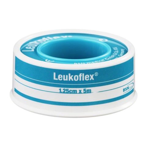 Leukoflex hechtpleister 1.25cm x 5m