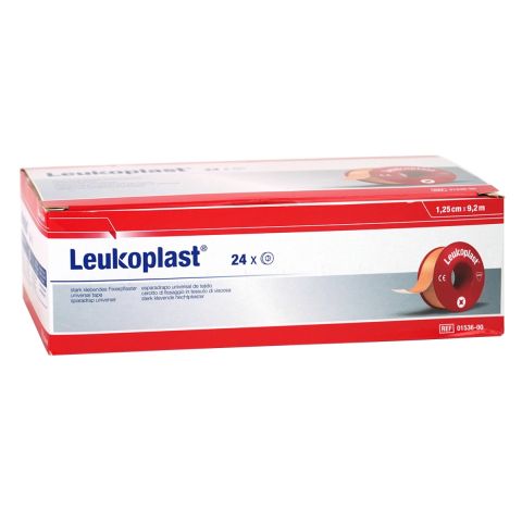 Leukoplast hechtpleister 1,25cm x 9,2m, 24 rol