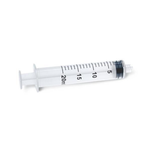 BD Plastipak injectiespuit 20ml 3-delig luer-lock 120 stuks
