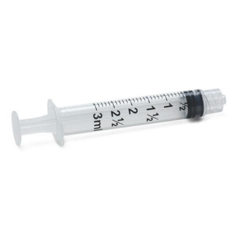 BD Plastipak injectiespuit 3ml 3-delig luer-lock 200 stuks 