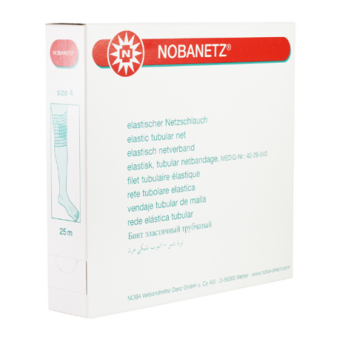 Nobanetz elastisch netverband maat 4 (Knie)