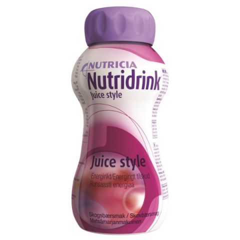 Merkala Nutricia Nutridrink Juice Style drinkvoeding Bosvruchten