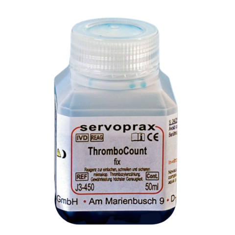 Thrombo Count Fix Plaxan reagens blauw 100ml