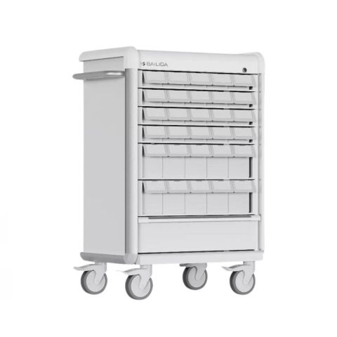 Modulaire Medicatiewagen EEX34 wit
