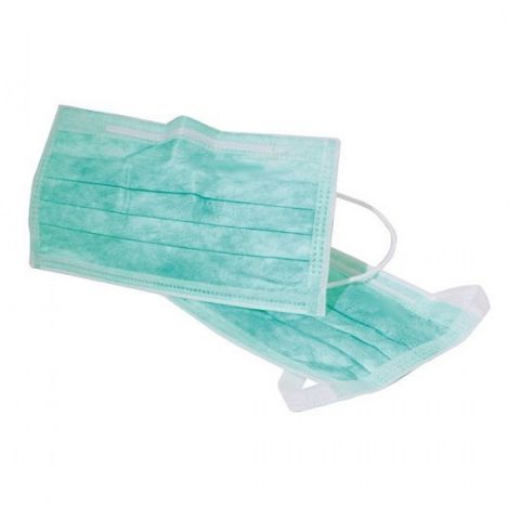 Mondmaskers met oorelastieken groen 50 stuks