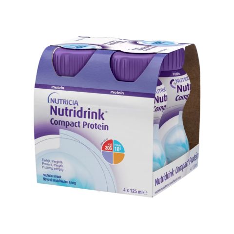 Nutridrink Compact Proteïne 125ml Neutraal 4 stuks