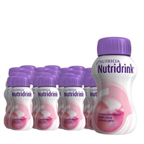 Nutridrink drinkvoeding Aardbei Voordeelverpakking 6 pakken van 4x200ml