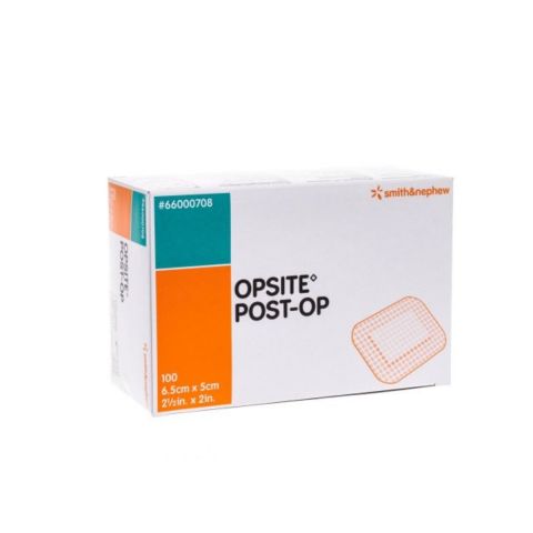 Opsite Post-Op transparant wondverband 6,5 x 5cm 100 stuks