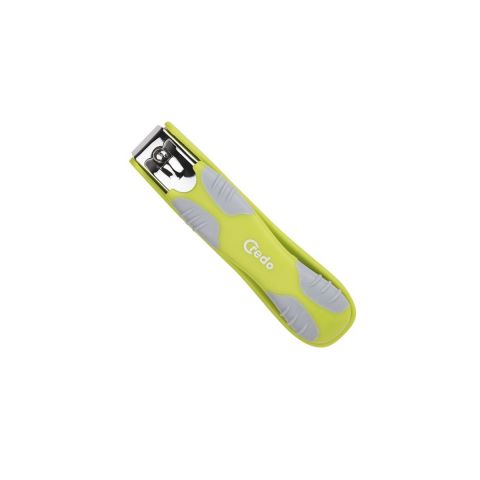 PopArt nagelknipper met soft-touch nagelvanger Groen