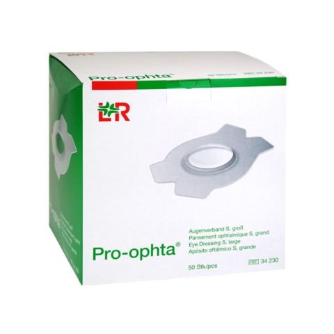 Pro-Ophta S oogpleister met kijkvenster 50 stuks