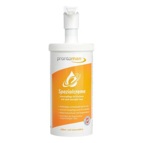 Prontoman Speciaalcrème met 5% Ureum pomp flacon 500ml