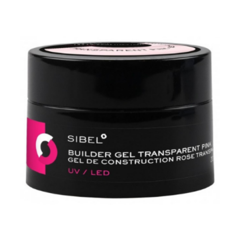 Sibel constructiegel Transparant Pink 20ml