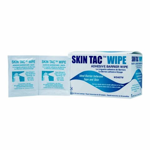Skin tac barrier wipes