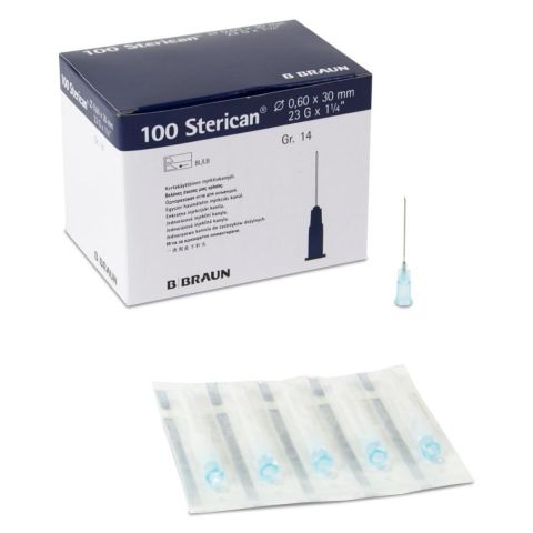 Sterican injectienaalden Nr. 14 0,60 x 30 mm, blauw