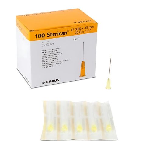 Sterican injectienaalden Nr. 1 0,90 x 40 mm, geel