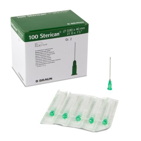 Sterican injectienaalden Nr. 2 0,80 x 40 mm, groen