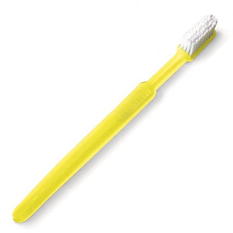 Wegwerp tandenborstels met tandpasta Geel 100 stuks