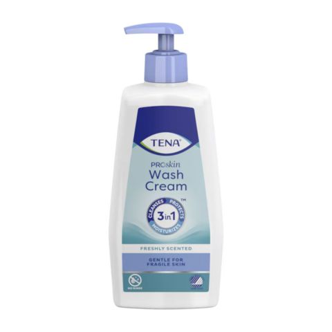 TENA ProSkin Wash Cream 3-in-1 voor de gevoelige huid
