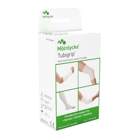 Tubigrip compressief buisverband 1 meter Wit